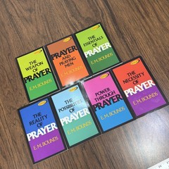 E.M. Bounds Books on Prayer PB Lot of 7 – Baker Book House Direction Vtg 70s 80s