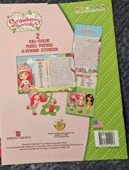 Strawberry Shortcake Word Search Puzzles American Greetings Book Stickers Poster
