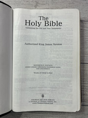 New Strong’s Reference Bible King James Version KJV BONDED LEATHER Nelson 1745