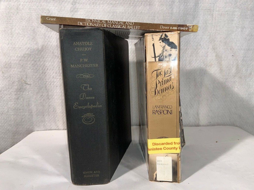 Dance Ballet Prima Donna ENCYCLOPEDIA ~ Manchester 992 Pages, Rasponi ~ Lot of 3