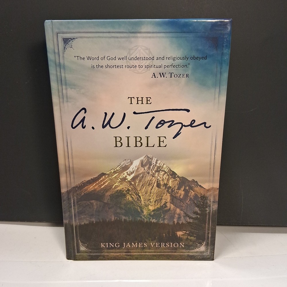 The A. W. Tozer Bible: King James Version by Tozer, A W, With Bible Tabs EUC