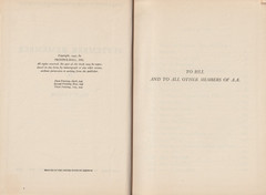 Alcoholics Anonymous, 1945, SEPTEMBER REMEMBER, HC w/dj, Eliot Taintor 3rd prnt.