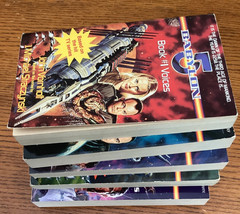Babylon 5 Lot #1-4,9 Based on Series by Straczynski Dell Paperback Books 1995-97
