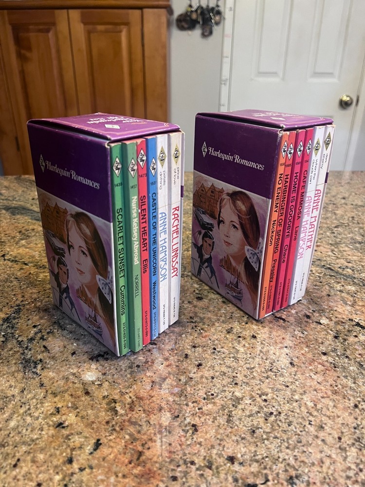qty=2 HARLQUIN Gift box sets 6 books each HTF BOX SETS.