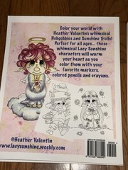 4 Adult Coloring Books: Heather Valentin under the „Lacy Sunshine” brand
