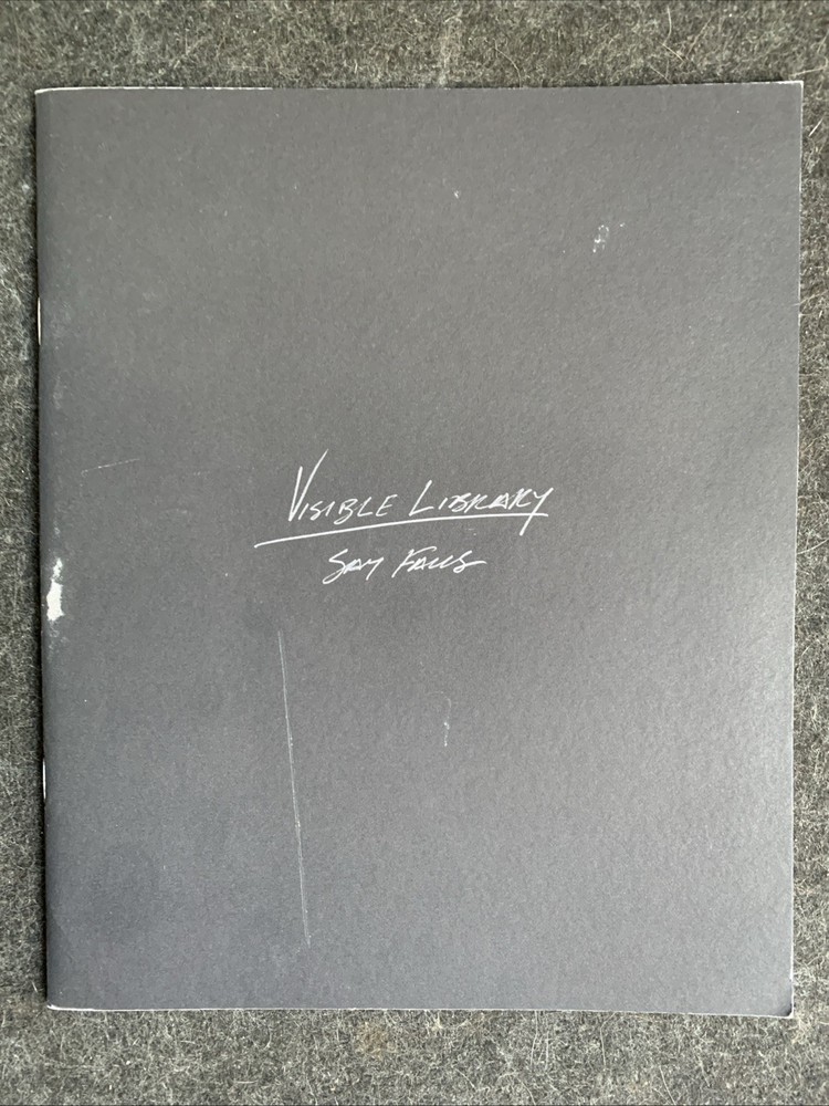 Visible Library : Sam Falls : PB, 32 pages