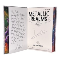 OwlCrate Sci-Fi Metallic Realms by Lincoln Michel – August 2025 Special Edition