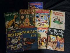 Vintage Lot Of 9 Children’s Books 1940s 50s 60s 70s. Mixed Condition