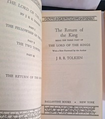 The Lord of the Rings paperback boxset, Ballantine Dolphin editions, JRR Tolkien