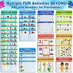 Preschool Activity Workbook for Kids 3-5 – 32 Montessori Learning Activities, Ma