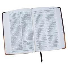 Brand New NIV Large Print Holy Bible Leather Soft Chocolate Amber Zondervan