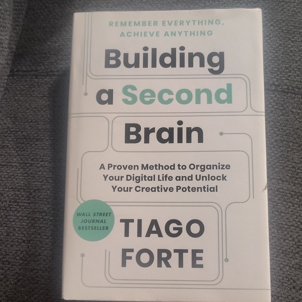 Building a Second Brain by Tiago Forte 2022 Hardcover, Atria Books, English