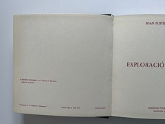 Exploració de L’ombra by Joan Fuster and Joan Ponc ~ 1974 Barcelona