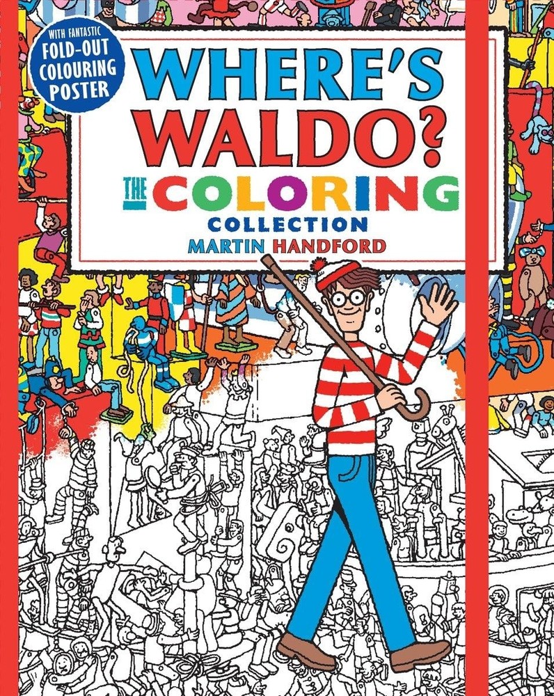 Where’s Waldo? The Coloring Collection – paperback Handford, Martin