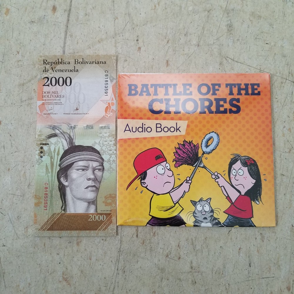 Junior’s Battle of the Chores Audio Book free Foreign currency with purchase jj