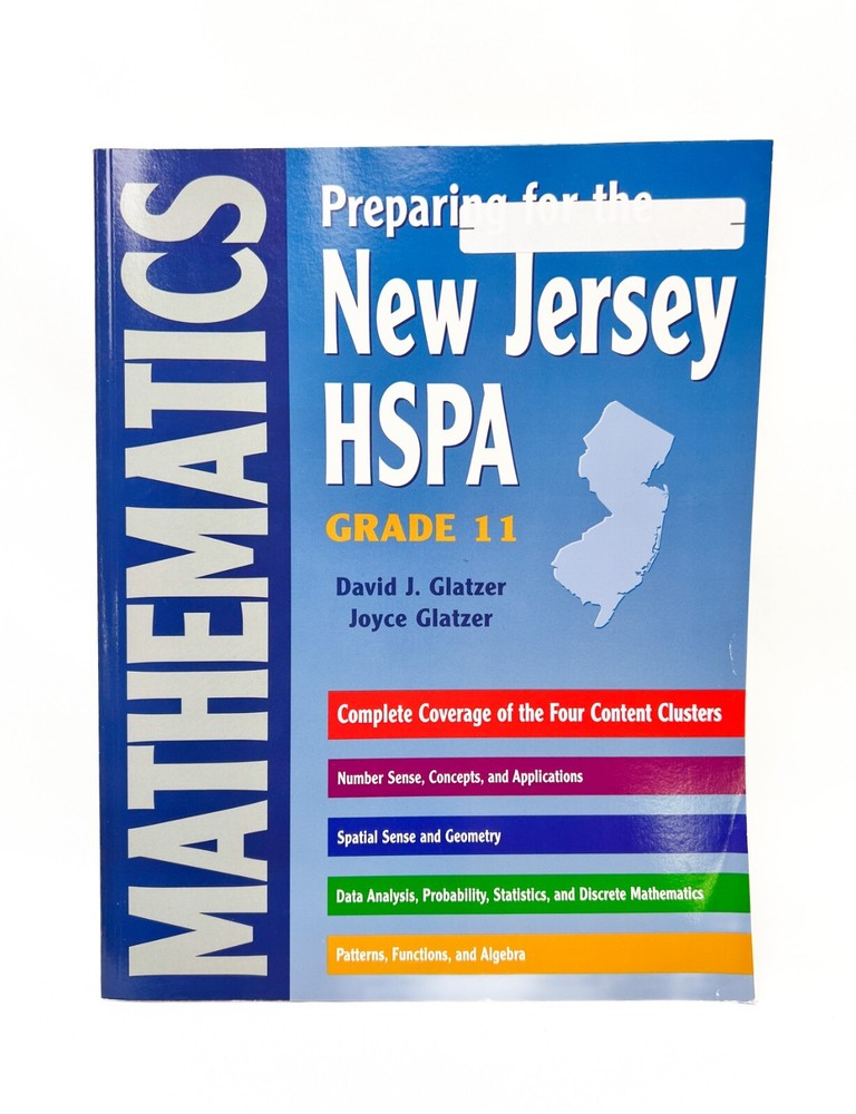 Preparing for the New Jersey HSPA Mathematics, Grade 11 – FREE SHIPPING