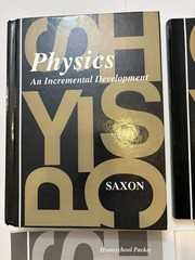 FULL SET Saxon Math PHYSICS Text, Solutions Manual, Homeschool Packet, Tests