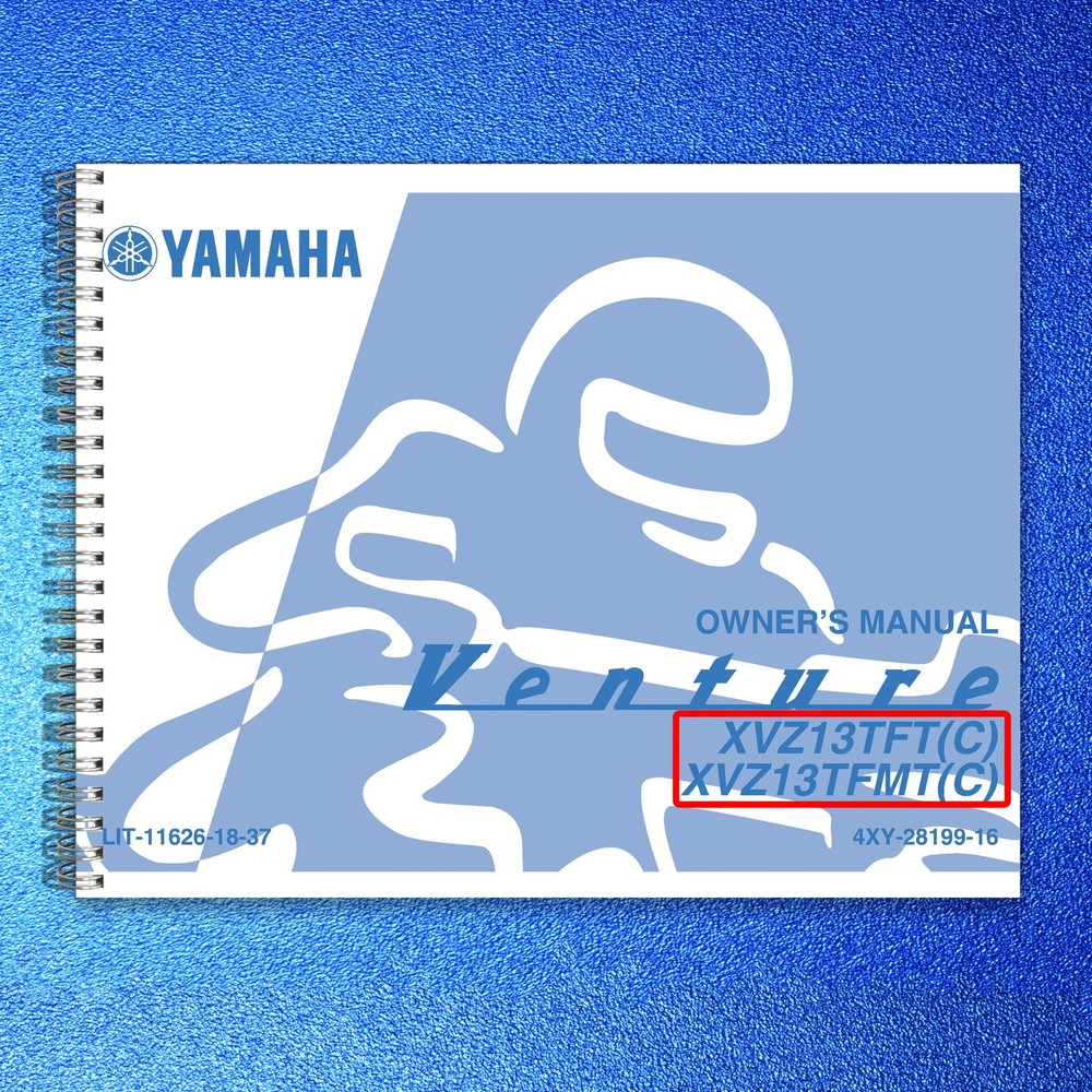YAMAHA 2005 XVZ13TFT XVZ13TFMT Royal Star Venture Owners Manual – WIRE BOUND