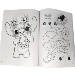 Set of 2 Disney Pixar Toy Story Buzz Lilo & Stitch Alien Color Coloring Book Lot