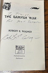 The Sampan War SIGNED paperback book Major Gen Robert E. Wagner Vietnam war 2004