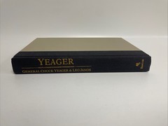 Yeager By Chuck Yeager, Leo Janos Vintage Hardcover 1985 – SIGNED COPY