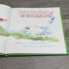 Zeke Hatfield & The Ghost Named Rocky John Barrett 1978 HC Illustrated Silver