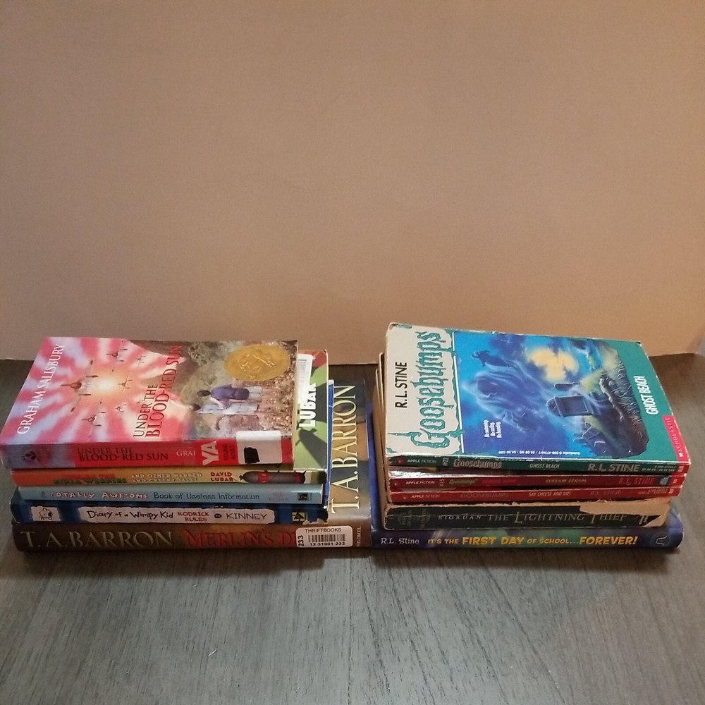 Lot of 10 Mixed Random Children’s Books and Young Adult Novels, Classic Stories