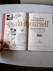 Complete Handyman Encyclopedia D0-It-Yourself Volume 1 Only c1983 160 pages