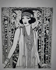 Timeless Elegance 1920s-1940s Fashion Coloring Book – 30 Pages Digital Download