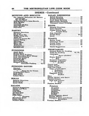1925 The Metropolitan Cook Book 62 Pages