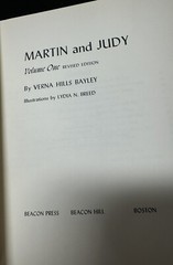 Martin and Judy Volume One. Verna Hills Bayley HC