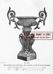 J W Fiske (1865) Ornamental Iron Vases Fountains Statues Catalog * Garden Pieces