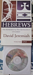 DR. DAVID JEREMIAH STUDY GUIDES HEBREWS SUPREMACY & SUFFICIENCY VOLUMES 1-4+