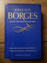 JORGE LUIS BORGES Selected Poems 1923-1967 HC 1972 Delacorte Press DJ Ex-Library