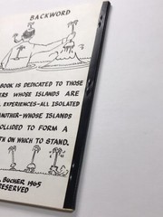 No Island Is A Man, 1965 Paperback, George R. Bucher, Artist Sculpture Cartoons