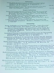 Journal of Clinical Microbiology Vol.18, No 1. July 1983 Epidemiology Immunology