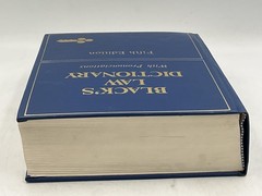 BLACK’S LAW DICTIONARY Henry Campbell Black 1979 Hardcover Fifth Edition