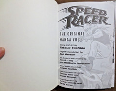 SPEED RACER THE ORIGINAL MANGA VOL 1 TATSUO YOSHIDA 1988 WildStorm DC Comics PB