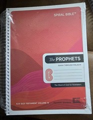 Spiral Bible KJV version- 5 book set w/ tabs- The word of God for notetakers
