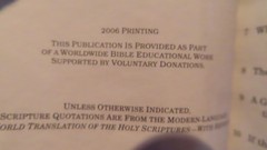 Is There A Creator Who Cares About You?” 1998. 192 pages. Paperback. Watchtower