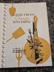 Gems From Georgia Kitchens The Garden Club Of Georgia 1963 1st Edition