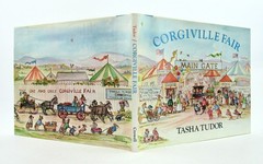 CORGIVILLE FAIR Tasha Tudor 1971 3rd Printing Signed HBDJ Near Fine