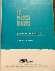THE PHYSICAL UNIVERSE by Konrad Krauskopf (Schaum’s Outline Series in Science)