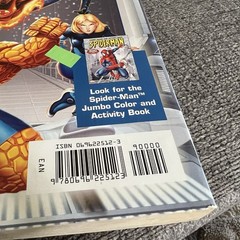 Jumbo Coloring Book Marvel Fantastic Four 2005 400 Pages Activity VTG