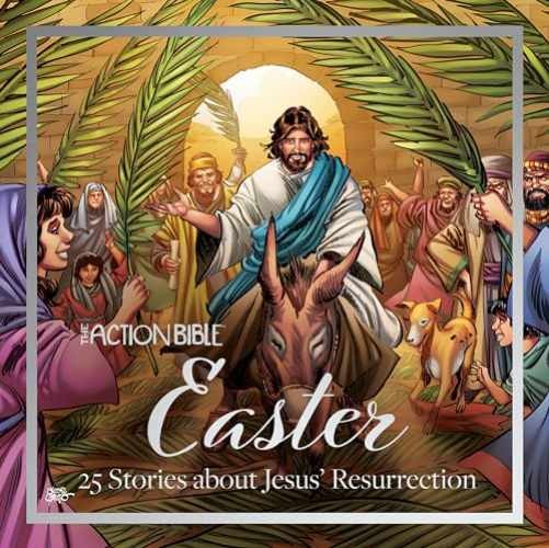 The Action Bible Easter: 25 Stories – Hardcover, by Cariello Sergio – Very Good