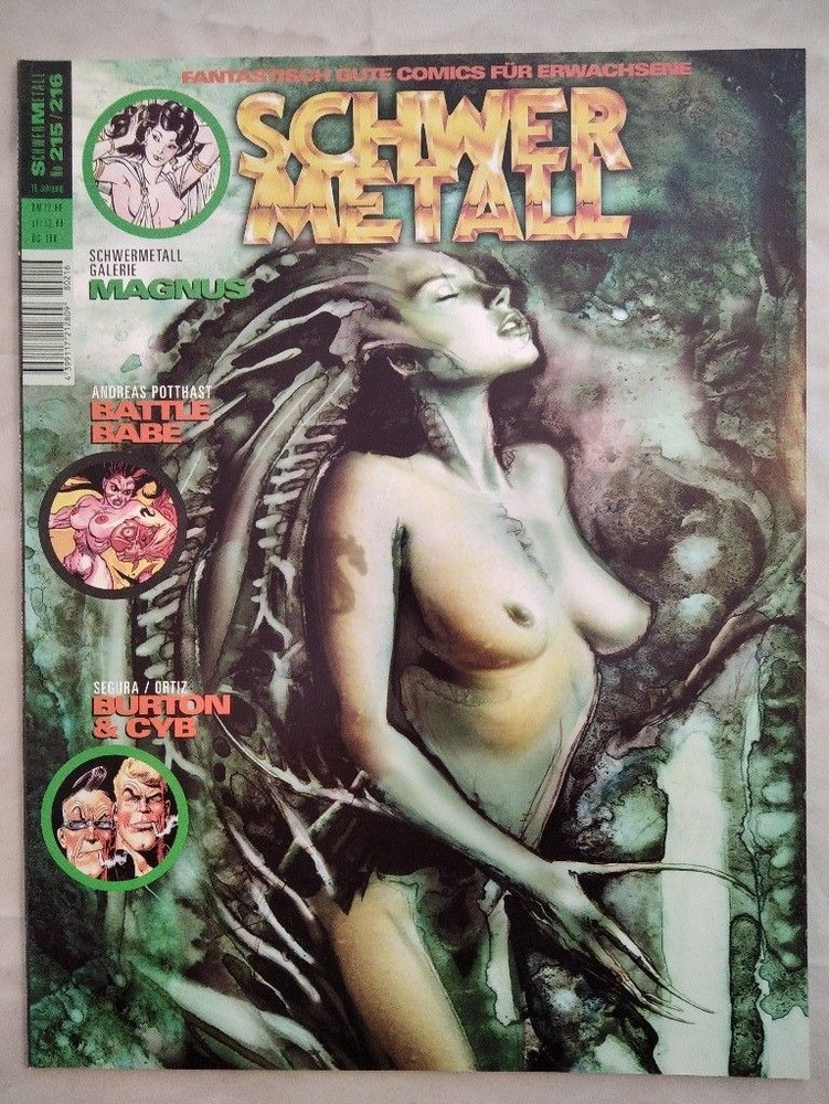 SchwerMetall, Nr. 215/216. Fantastisch gut Comics für Erwachsene. Various: