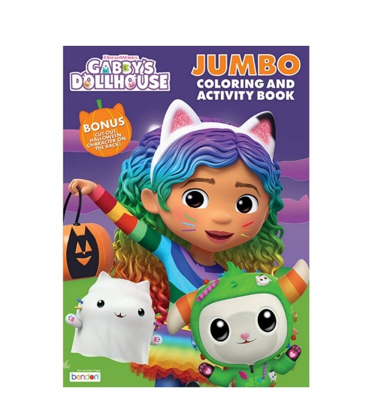 Gabby’s Dollhouse Halloween Jumbo Coloring & Activity Book