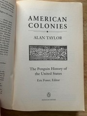 American Colonies: The Settling of North America 2001 Alan Taylor PB Pulitzer