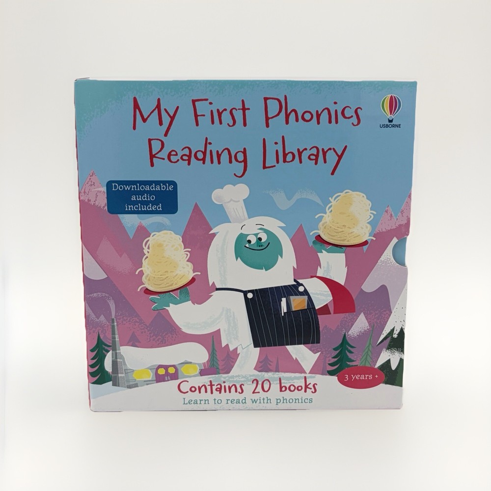 Usborne My First Phonics Reading Library Box Set Illustrated Books Ages 4-8