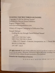 Leading the Way Through Daniel Michael Youssef Paperback 2012